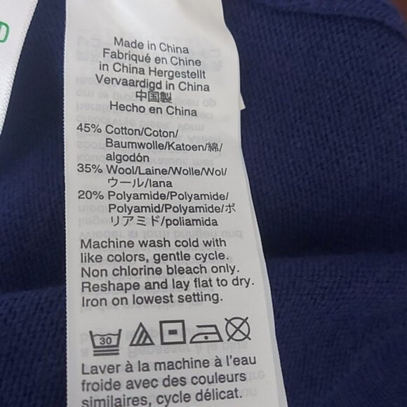 J. Crew Cotton-wool blend Teddie sweater Blue Size XS - Picture 5 of 7